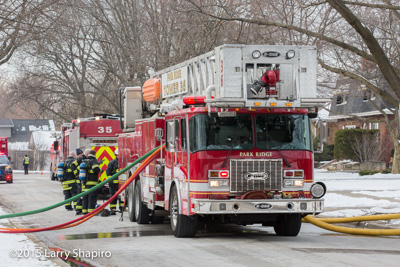 Park Ridge Fire Department house fire 2-18-16 at 105 Elmore Street Larry Shapiro photographer shapirophotography.net